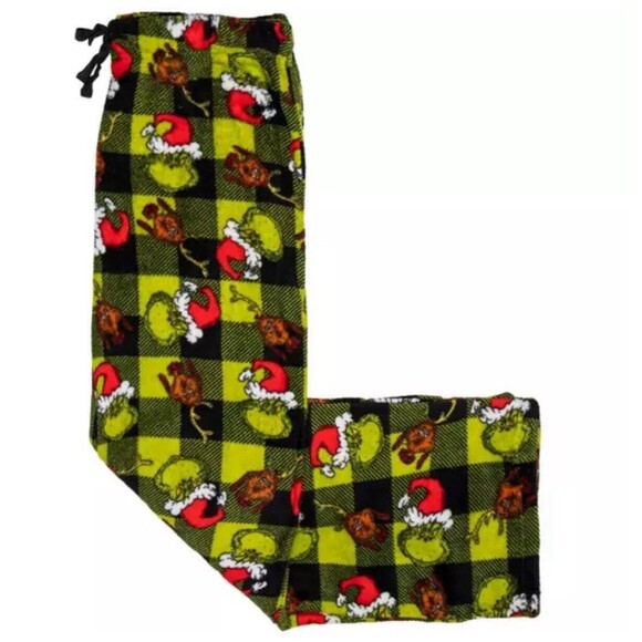 The Grinch Christmas Unisex Sleep Pants Size L (Large) - Picture 1 of 4